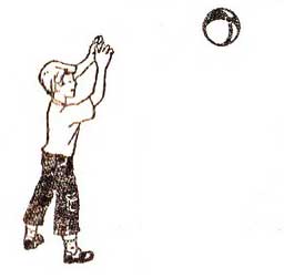 Активная игра с мячом "Пробиться в круг"